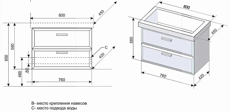 Тумба под раковину Style Line Лотос 80, Комо 80, Люкс белая, PLUS СС-00000366 Тумба под раковину Style Line Лотос 80, Комо 80, Люкс белая, PLUS СС-00000366