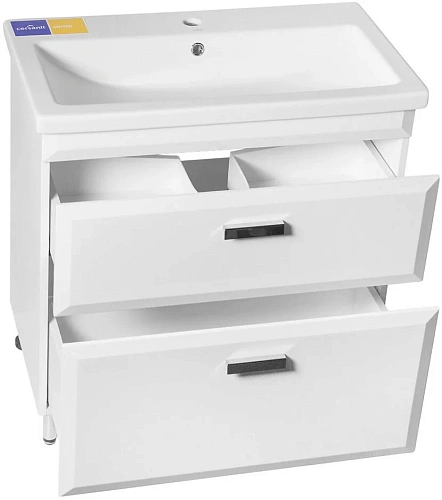 Тумба под раковину Style Line Лотос 80, Комо 80, Люкс белая, PLUS СС-00000372 Тумба под раковину Style Line Лотос 80, Комо 80, Люкс белая, PLUS СС-00000372