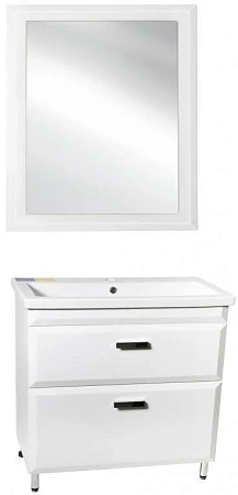 Тумба под раковину Style Line Лотос 80, Комо 80, Люкс белая, PLUS СС-00000372 Тумба под раковину Style Line Лотос 80, Комо 80, Люкс белая, PLUS СС-00000372