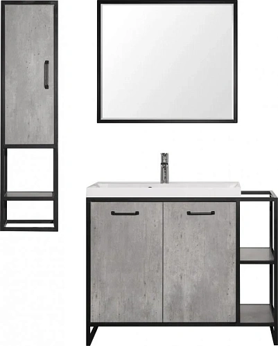 Тумба под раковину Style Line ЛОФТ 1.1 80/100 см Classic 80 БЕТОН ЛС-000010021 Тумба под раковину Style Line ЛОФТ 1.1 80/100 см Classic 80 БЕТОН ЛС-000010021