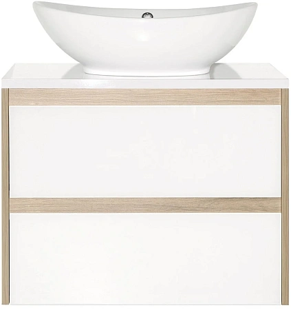 Тумба под раковину Style Line Монако 70 (2 ящ.), Гамма 56, Ориноко /бел лакобель, PLUS ЛС-00000633 Тумба под раковину Style Line Монако 70 (2 ящ.), Гамма 56, Ориноко /бел лакобель, PLUS ЛС-00000633