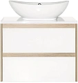 Тумба под раковину Style Line Монако 70 (2 ящ.), Гамма 56, Ориноко /бел лакобель, PLUS ЛС-00000633 Тумба под раковину Style Line Монако 70 (2 ящ.), Гамма 56, Ориноко /бел лакобель, PLUS ЛС-00000633
