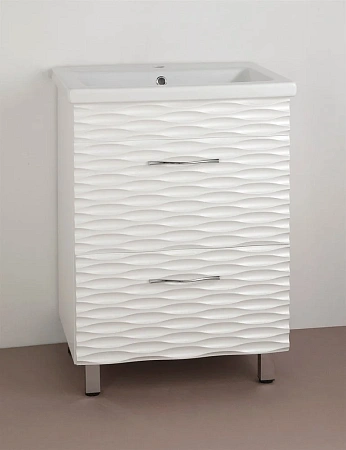 Тумба под раковину Style Line напольная Ассоль 60 (2 ящ.) ЛС-00000342 Тумба под раковину Style Line напольная Ассоль 60 (2 ящ.) ЛС-00000342