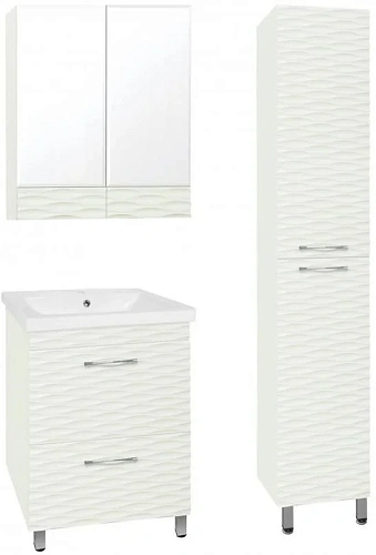 Тумба под раковину Style Line напольная Ассоль 60 (2 ящ.) ЛС-00000342 Тумба под раковину Style Line напольная Ассоль 60 (2 ящ.) ЛС-00000342