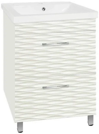 Тумба под раковину Style Line напольная Ассоль 60 (2 ящ.) ЛС-00000342 Тумба под раковину Style Line напольная Ассоль 60 (2 ящ.) ЛС-00000342