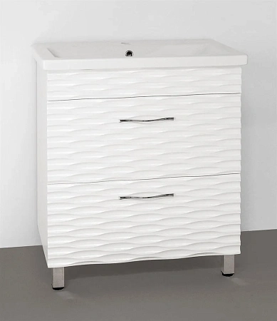 Тумба под раковину Style Line напольная Ассоль 70 (2 ящ.) ЛС-00000358 Тумба под раковину Style Line напольная Ассоль 70 (2 ящ.) ЛС-00000358