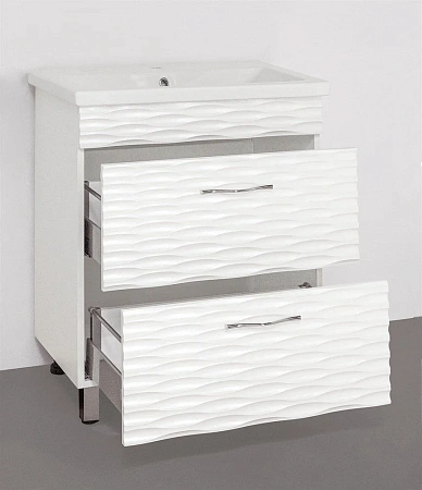 Тумба под раковину Style Line напольная Ассоль 70 (2 ящ.) ЛС-00000358 Тумба под раковину Style Line напольная Ассоль 70 (2 ящ.) ЛС-00000358