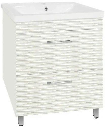 Тумба под раковину Style Line напольная Ассоль 70 (2 ящ.) ЛС-00000358 Тумба под раковину Style Line напольная Ассоль 70 (2 ящ.) ЛС-00000358