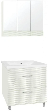 Тумба под раковину Style Line напольная Ассоль 80 (2 ящ.) ЛС-00000359 Тумба под раковину Style Line напольная Ассоль 80 (2 ящ.) ЛС-00000359