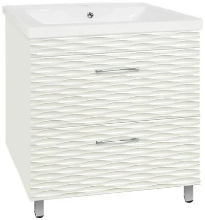 Тумба под раковину Style Line напольная Ассоль 80 (2 ящ.) ЛС-00000359 Тумба под раковину Style Line напольная Ассоль 80 (2 ящ.) ЛС-00000359
