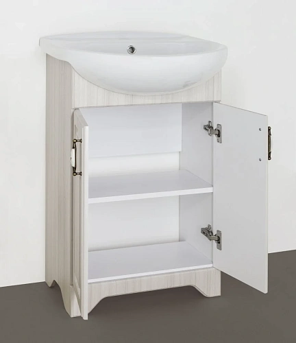 Тумба под раковину Style Line Олеандр-2 55 раковина Антик 55, напольная, люкс рельеф пастель ЛС-00000198 Тумба под раковину Style Line Олеандр-2 55 раковина Антик 55, напольная, люкс рельеф пастель ЛС-00000198