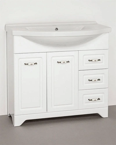 Тумба под раковину Style Line Олеандр-2 90 (3 ящ.) ЛС-00000241 Тумба под раковину Style Line Олеандр-2 90 (3 ящ.) ЛС-00000241