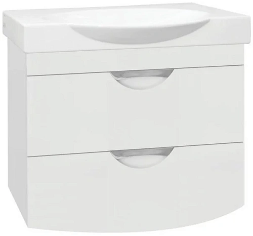 Тумба под раковину Style Line подвесная Жасмин 2 (2 ящ.) ЛС-00000313 Тумба под раковину Style Line подвесная Жасмин 2 (2 ящ.) ЛС-00000313