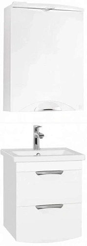 Тумба под раковину Style Line подвесная Жасмин 2 (2 ящ.) ЛС-00000345 Тумба под раковину Style Line подвесная Жасмин 2 (2 ящ.) ЛС-00000345