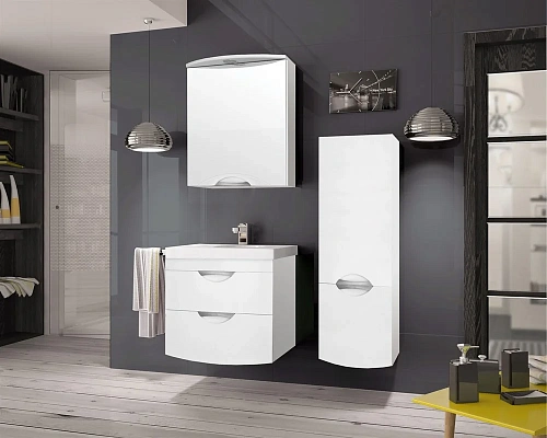 Тумба под раковину Style Line подвесная Жасмин 2 (2 ящ.) ЛС-00000345 Тумба под раковину Style Line подвесная Жасмин 2 (2 ящ.) ЛС-00000345