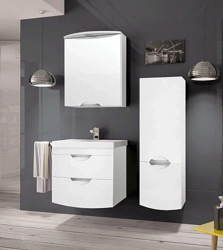 Тумба под раковину Style Line подвесная Жасмин 2 (2 ящ.) ЛС-00000728 Тумба под раковину Style Line подвесная Жасмин 2 (2 ящ.) ЛС-00000728