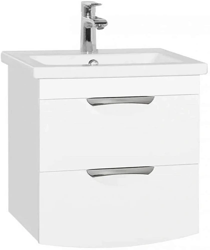 Тумба под раковину Style Line подвесная Жасмин 2 (2 ящ.) ЛС-00000728 Тумба под раковину Style Line подвесная Жасмин 2 (2 ящ.) ЛС-00000728