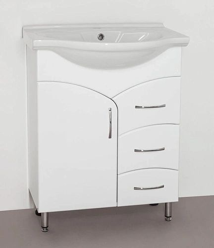 Тумба под раковину Style Line Эко Стандарт 22 (3 ящ.) ЛС-00000104 Тумба под раковину Style Line Эко Стандарт 22 (3 ящ.) ЛС-00000104