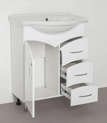 Тумба под раковину Style Line Эко Стандарт 22 (3 ящ.) ЛС-00000104 Тумба под раковину Style Line Эко Стандарт 22 (3 ящ.) ЛС-00000104