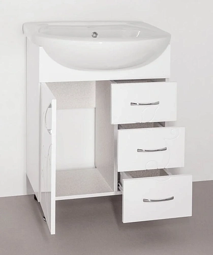 Тумба под раковину Style Line Эко Фьюжн 24 (3 ящ.) ЛС-00000074 Тумба под раковину Style Line Эко Фьюжн 24 (3 ящ.) ЛС-00000074