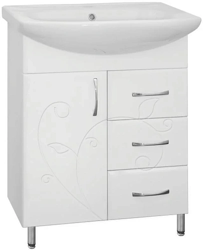 Тумба под раковину Style Line Эко Фьюжн 24 (3 ящ.) ЛС-00000074 Тумба под раковину Style Line Эко Фьюжн 24 (3 ящ.) ЛС-00000074