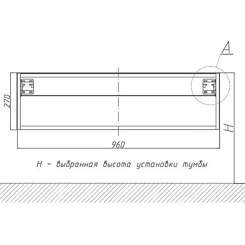Тумба под раковину Velvex Felay 95 Черная матовая tpFEL.95-45.214 Тумба под раковину Velvex Felay 95 Черная матовая tpFEL.95-45.214