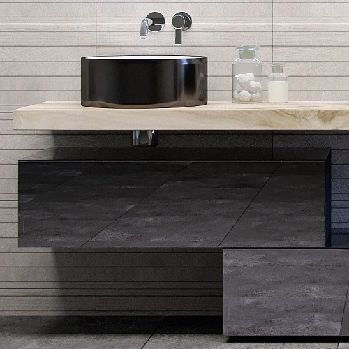 Тумба под раковину Velvex Felay 95 Черная матовая tpFEL.95-45.214 Тумба под раковину Velvex Felay 95 Черная матовая tpFEL.95-45.214