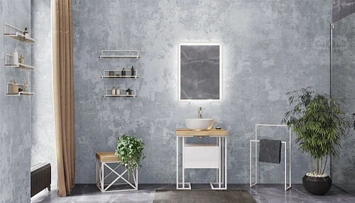 Тумба под раковину Velvex Gelou 45 Белая глянцевая tpGEL.45-43.21 Тумба под раковину Velvex Gelou 45 Белая глянцевая tpGEL.45-43.21