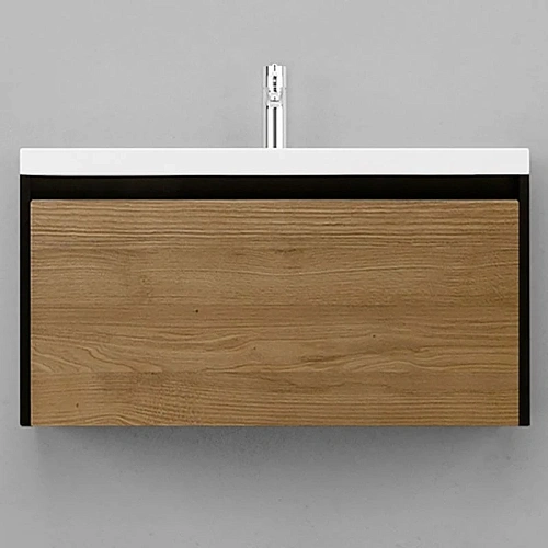 Тумба под раковину Velvex Klaufs 100.1Y (шатанэ/черный) tpKLA.100.1Y-617.217 Тумба под раковину Velvex Klaufs 100.1Y (шатанэ/черный) tpKLA.100.1Y-617.217