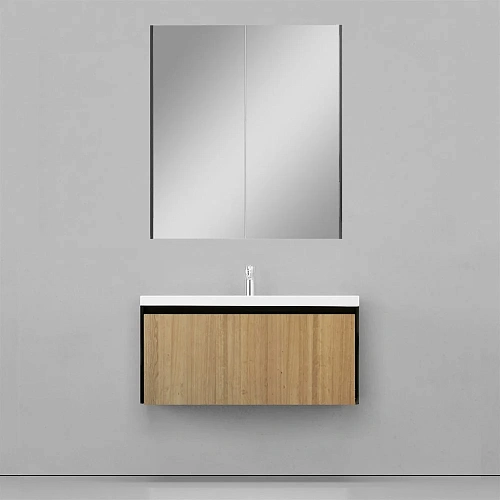 Тумба под раковину Velvex Klaufs 100.1Y (шатанэ/черный) tpKLA.100.1Y-617.217 Тумба под раковину Velvex Klaufs 100.1Y (шатанэ/черный) tpKLA.100.1Y-617.217