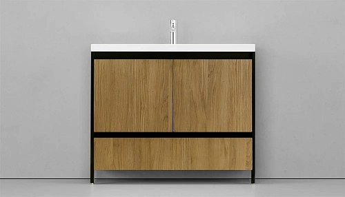 Тумба под раковину Velvex Klaufs 100.2D.1Y (шатанэ/черный) tnKLA.100.2D.1Y-617.217 Тумба под раковину Velvex Klaufs 100.2D.1Y (шатанэ/черный) tnKLA.100.2D.1Y-617.217