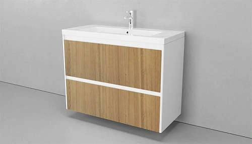 Тумба под раковину Velvex Klaufs 100.2Y (шатане/белый) tnKLA.100.2Y-617.216 Тумба под раковину Velvex Klaufs 100.2Y (шатане/белый) tnKLA.100.2Y-617.216