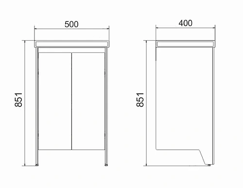 Тумба под раковину Velvex Klaufs 50 tnKLA.50.2D-617.217 Тумба под раковину Velvex Klaufs 50 tnKLA.50.2D-617.217