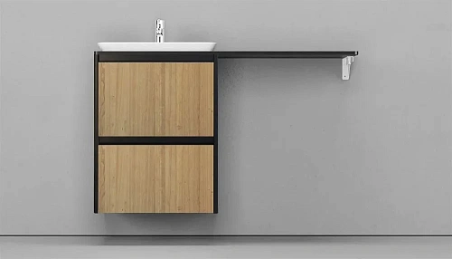 Тумба под раковину Velvex Klaufs 56*60.2Y (шатанэ/черный) tpKLA.56.60.2Y-617.217 Тумба под раковину Velvex Klaufs 56*60.2Y (шатанэ/черный) tpKLA.56.60.2Y-617.217