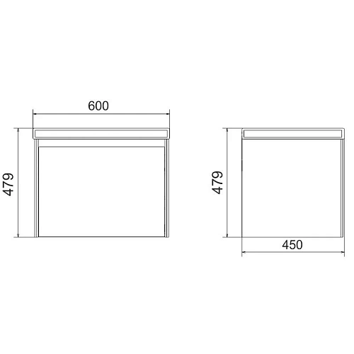 Тумба под раковину Velvex Klaufs 60 tpKLA.60.1Y-617.217 Тумба под раковину Velvex Klaufs 60 tpKLA.60.1Y-617.217