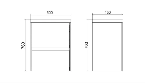 Тумба под раковину Velvex Klaufs 60 tpKLA.60.2Y-617.216 Тумба под раковину Velvex Klaufs 60 tpKLA.60.2Y-617.216