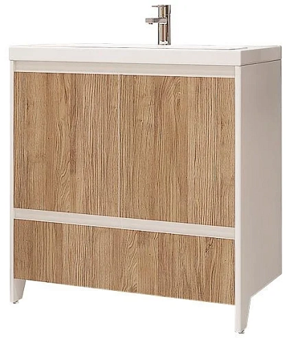 Тумба под раковину Velvex Klaufs 90.2D.1Y (шатане/белый) tnKLA.90.2D.1Y-617.216 Тумба под раковину Velvex Klaufs 90.2D.1Y (шатане/белый) tnKLA.90.2D.1Y-617.216