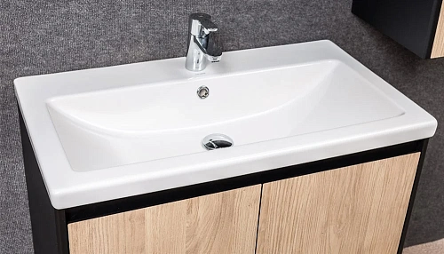 Тумба под раковину Velvex Klaufs 90.2D.1Y (шатанэ/черный) tnKLA.90.2D.1Y-617.217 Тумба под раковину Velvex Klaufs 90.2D.1Y (шатанэ/черный) tnKLA.90.2D.1Y-617.217