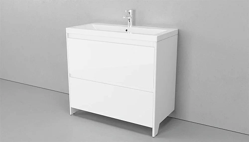 Тумба под раковину Velvex Klaufs 90.2Y (белый) tnKLA.90.2Y-616.216 Тумба под раковину Velvex Klaufs 90.2Y (белый) tnKLA.90.2Y-616.216