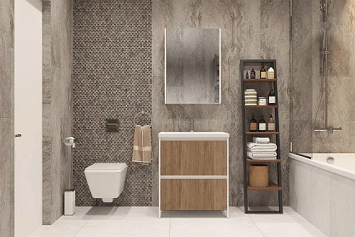 Тумба под раковину Velvex Klaufs 90.2Y (шатане/белый) tnKLA.90.2Y-617.216 Тумба под раковину Velvex Klaufs 90.2Y (шатане/белый) tnKLA.90.2Y-617.216