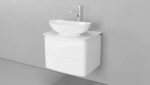 Тумба под раковину Velvex Luna 60 Белая tpLUN.60-21.43 Тумба под раковину Velvex Luna 60 Белая tpLUN.60-21.43