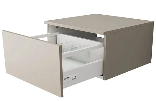 Тумба под раковину Velvex Unit 50, высота 27 бежевый шёлк tpUNI.50.H27.Y-215 Тумба под раковину Velvex Unit 50, высота 27 бежевый шёлк tpUNI.50.H27.Y-215