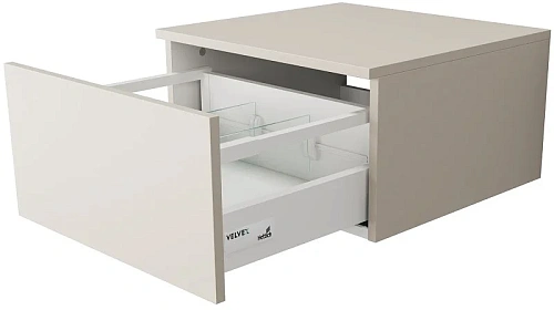 Тумба под раковину Velvex Unit 50, высота 27 шёлк шампань tpUNI.50.H27.Y-221 Тумба под раковину Velvex Unit 50, высота 27 шёлк шампань tpUNI.50.H27.Y-221