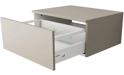 Тумба под раковину Velvex Unit 60, высота 27 бежевый шёлк tpUNI.60.H27.Y-215 Тумба под раковину Velvex Unit 60, высота 27 бежевый шёлк tpUNI.60.H27.Y-215