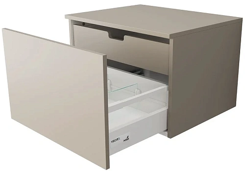 Тумба под раковину Velvex Unit 60, высота 40 бежевый шёлк tpUNI.60.H40.Y.VY-215 Тумба под раковину Velvex Unit 60, высота 40 бежевый шёлк tpUNI.60.H40.Y.VY-215