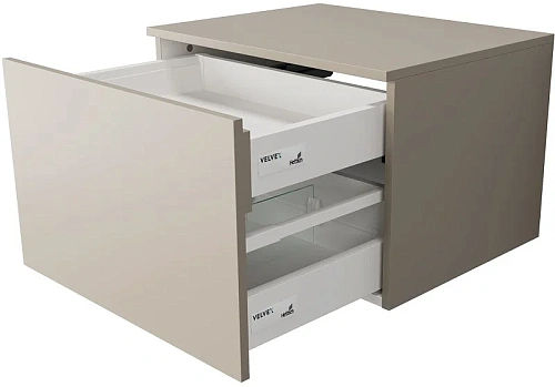 Тумба под раковину Velvex Unit 60, высота 40 бежевый шёлк tpUNI.60.H40.Y.VY-215 Тумба под раковину Velvex Unit 60, высота 40 бежевый шёлк tpUNI.60.H40.Y.VY-215