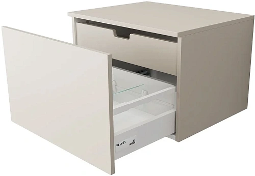 Тумба под раковину Velvex Unit 60, высота 40 шёлк шампань tpUNI.60.H40.Y.VY-221 Тумба под раковину Velvex Unit 60, высота 40 шёлк шампань tpUNI.60.H40.Y.VY-221