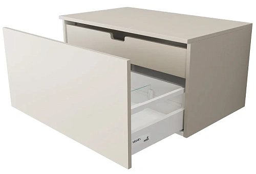 Тумба под раковину Velvex Unit 80, высота 40 шелк шампань tpUNI.80.H40.Y.VY-221 Тумба под раковину Velvex Unit 80, высота 40 шелк шампань tpUNI.80.H40.Y.VY-221