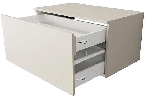 Тумба под раковину Velvex Unit 80, высота 40 шелк шампань tpUNI.80.H40.Y.VY-221 Тумба под раковину Velvex Unit 80, высота 40 шелк шампань tpUNI.80.H40.Y.VY-221