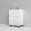 Тумба с раковиной AM.PM Gem M90-FSX0602-WC0602WG напольная, 60 см, 2 ящика push-to-open, белый Тумба с раковиной AM.PM Gem M90-FSX0602-WC0602WG напольная, 60 см, 2 ящика push-to-open, белый